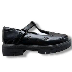 Dream Pairs Mary Jane chunky T-strap Shoes Platform Star Accent Black US Size 13